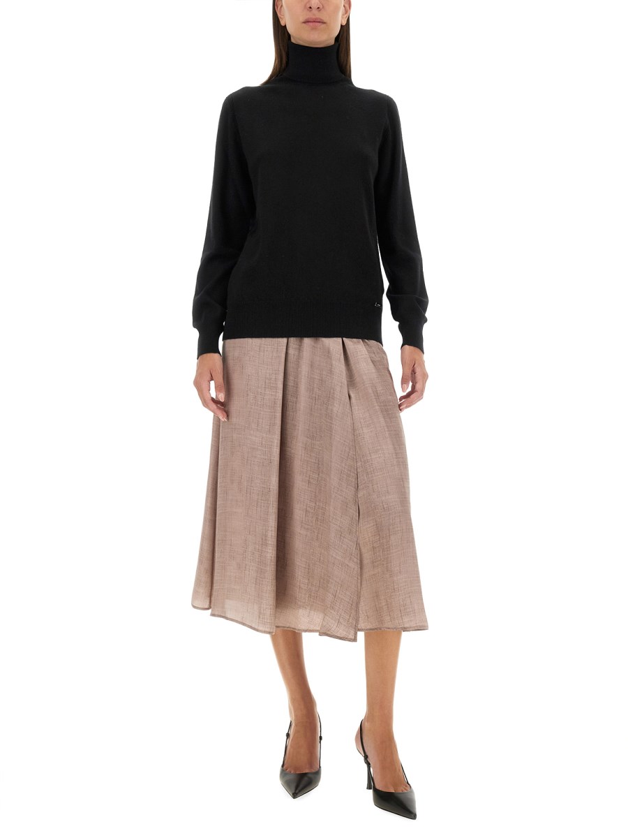 KITON MAGLIA A COLLO ALTO IN CASHMERE