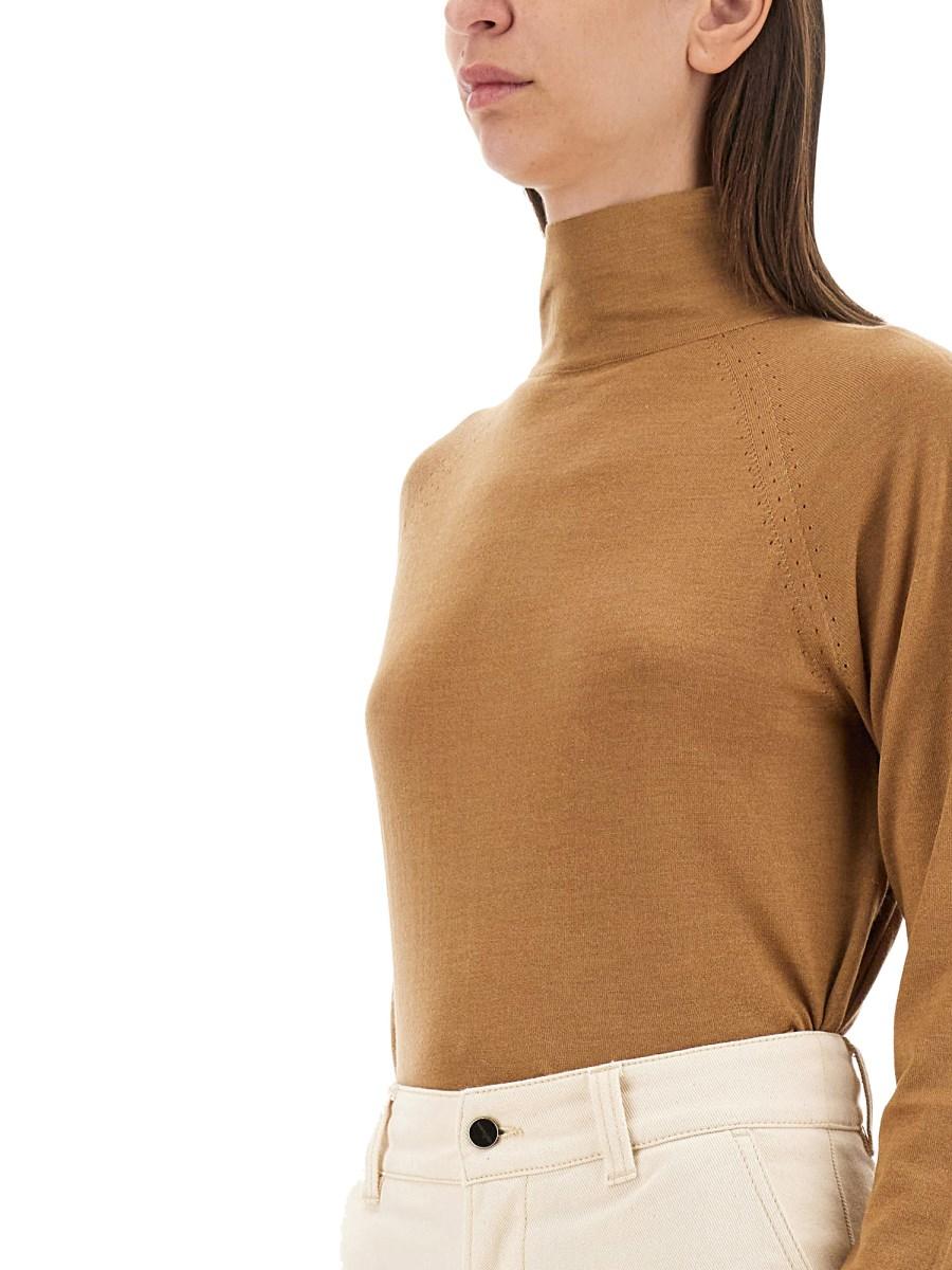 KITON MAGLIA IN CASHMERE CON COLLO ALTO