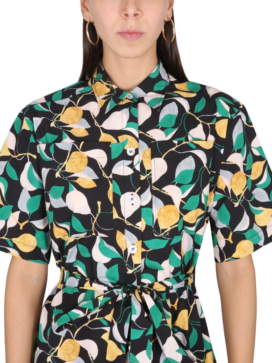 LA DOUBLEJ ABITO CAMICIA IN COTONE CON CINTURA