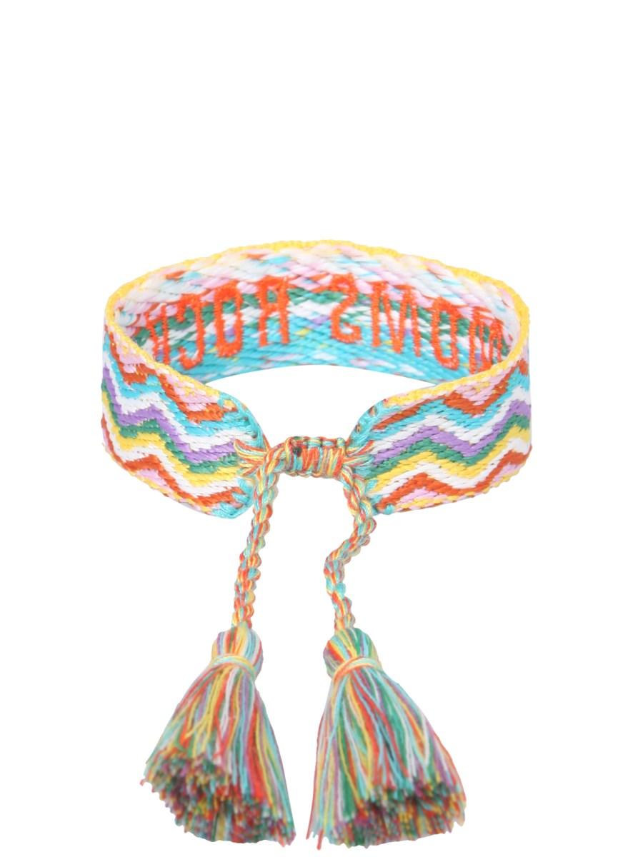 LABEL K BRACCIALE IN TESSUTO INTRECCIATO "MOMS ROCK"
