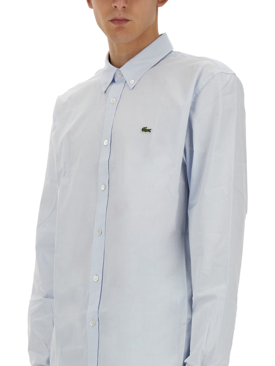 LACOSTE CAMICIA CON LOGO