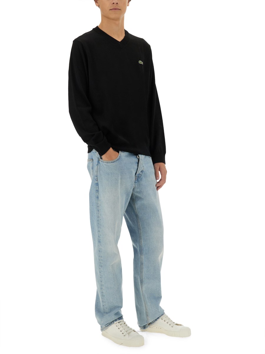 LACOSTE MAGLIA IN LANA CON LOGO