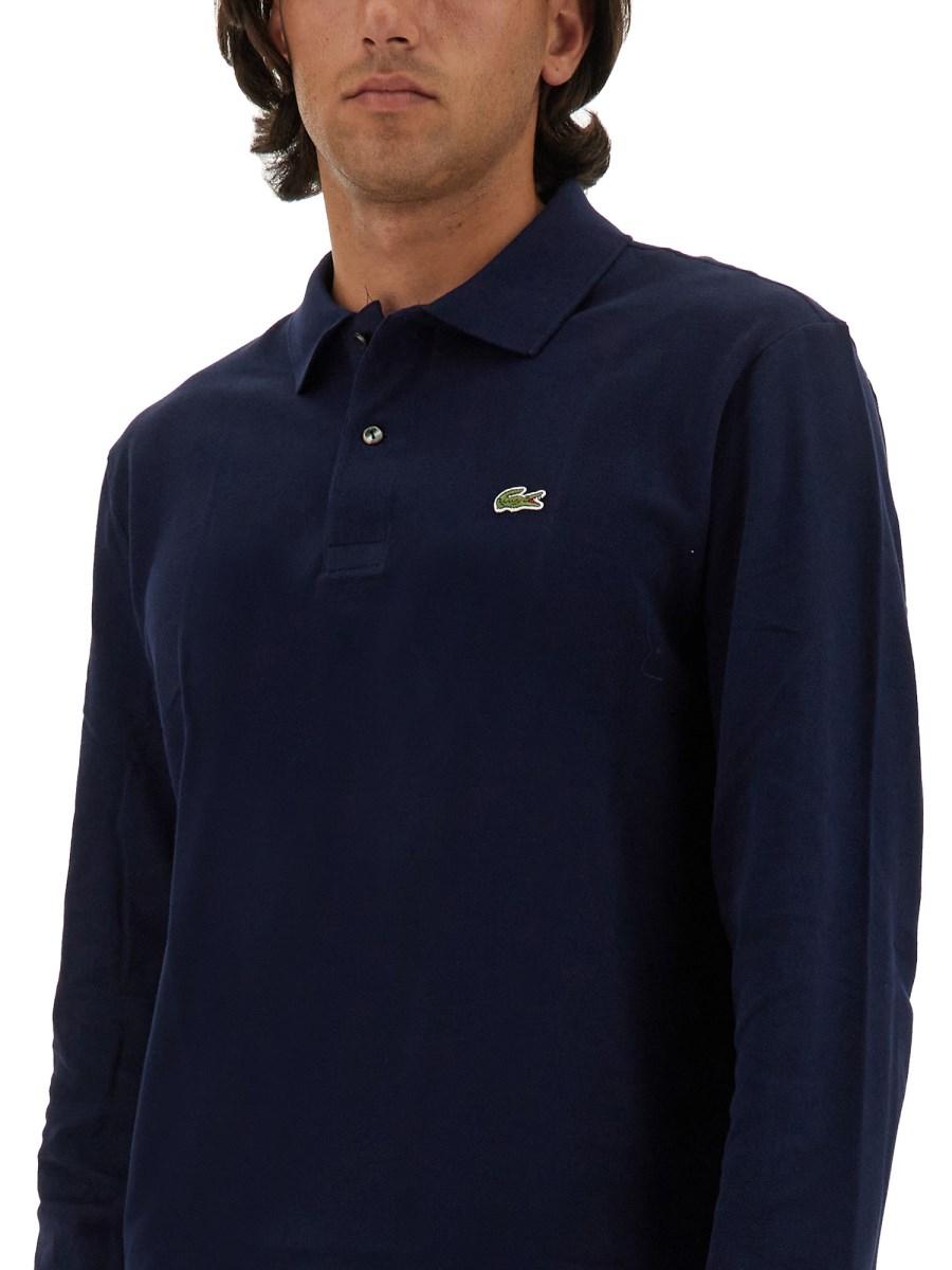 LACOSTE POLO IN PIQUÉ DI COTONE CON LOGO