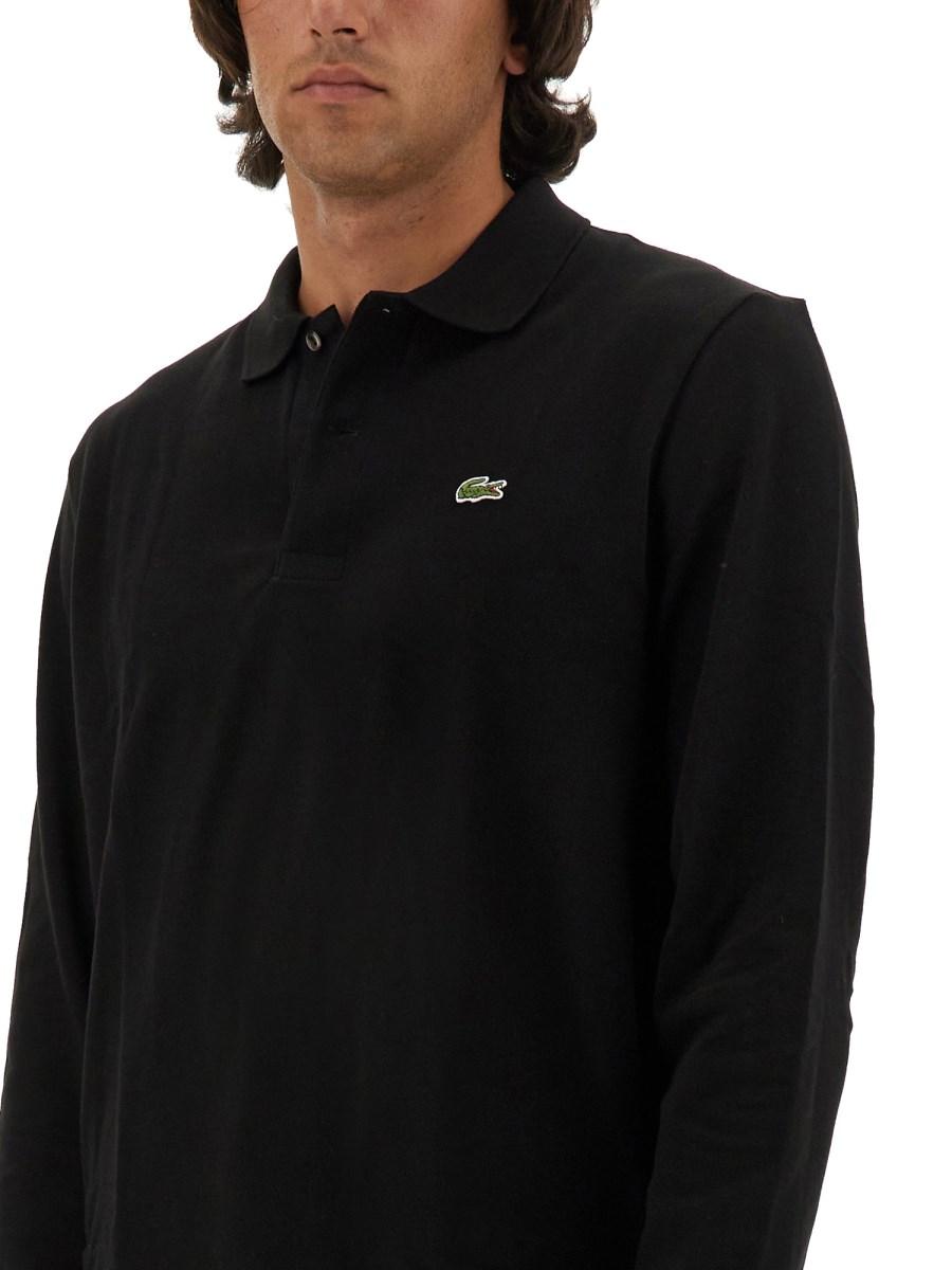 LACOSTE POLO IN PIQUÉ DI COTONE CON LOGO