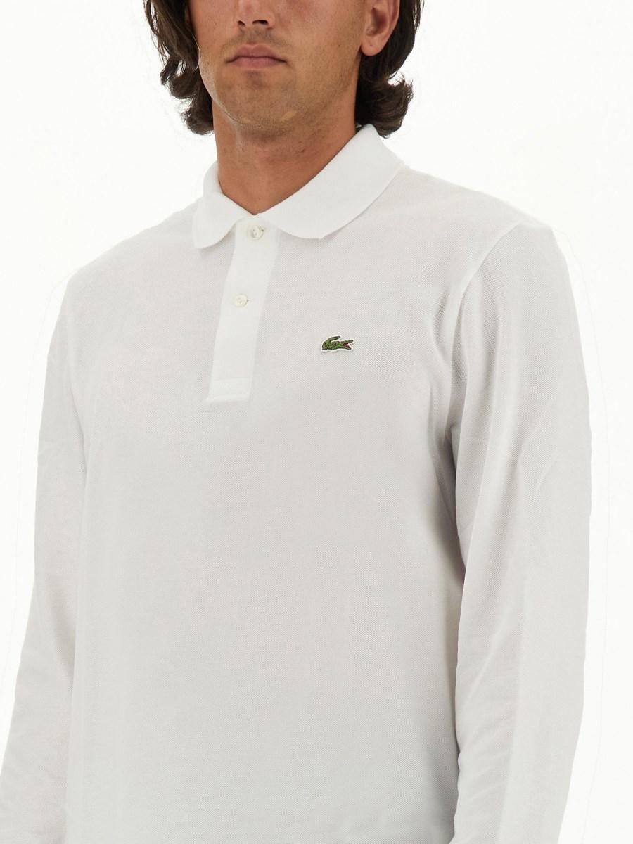 LACOSTE POLO IN PIQUÉ DI COTONE CON LOGO