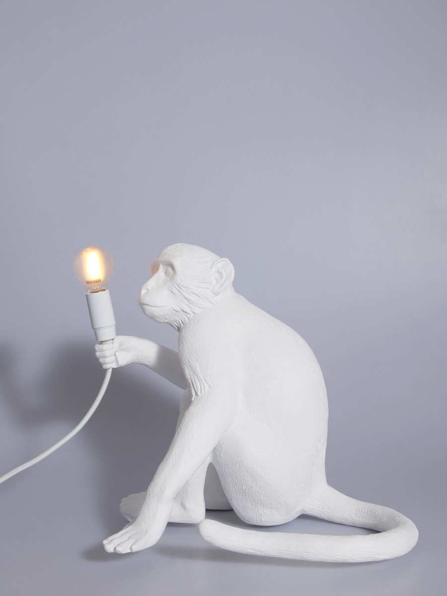 SELETTI LAMPADA THE MONKEY SITTING VERSIONE DA TERRA