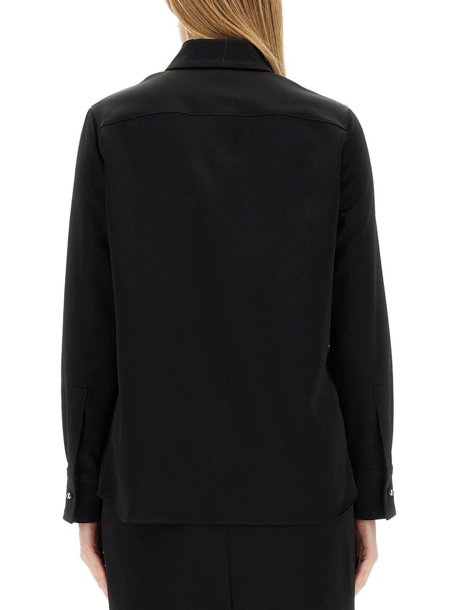 LANVIN CAMICIA CLASSICA IN CRÊPE DE CHINE