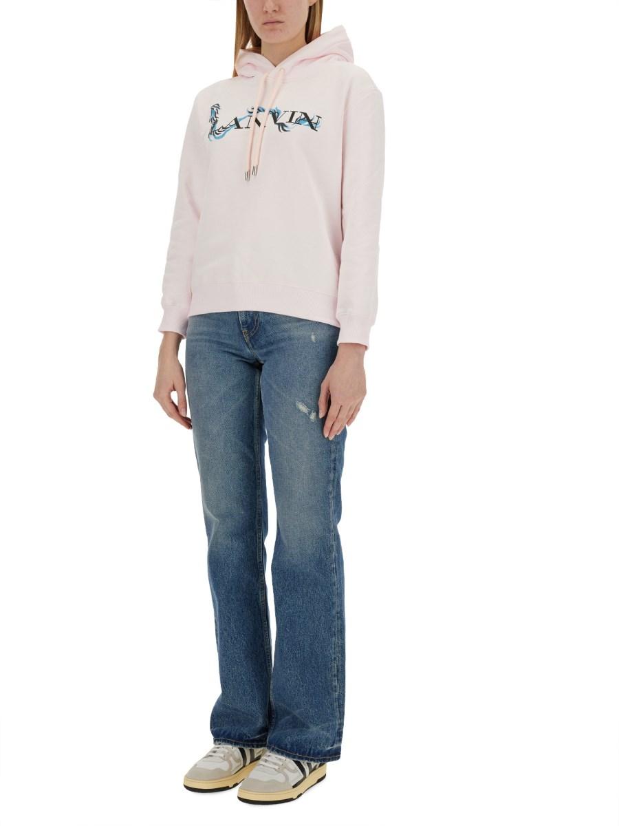LANVIN FELPA CON STAMPA