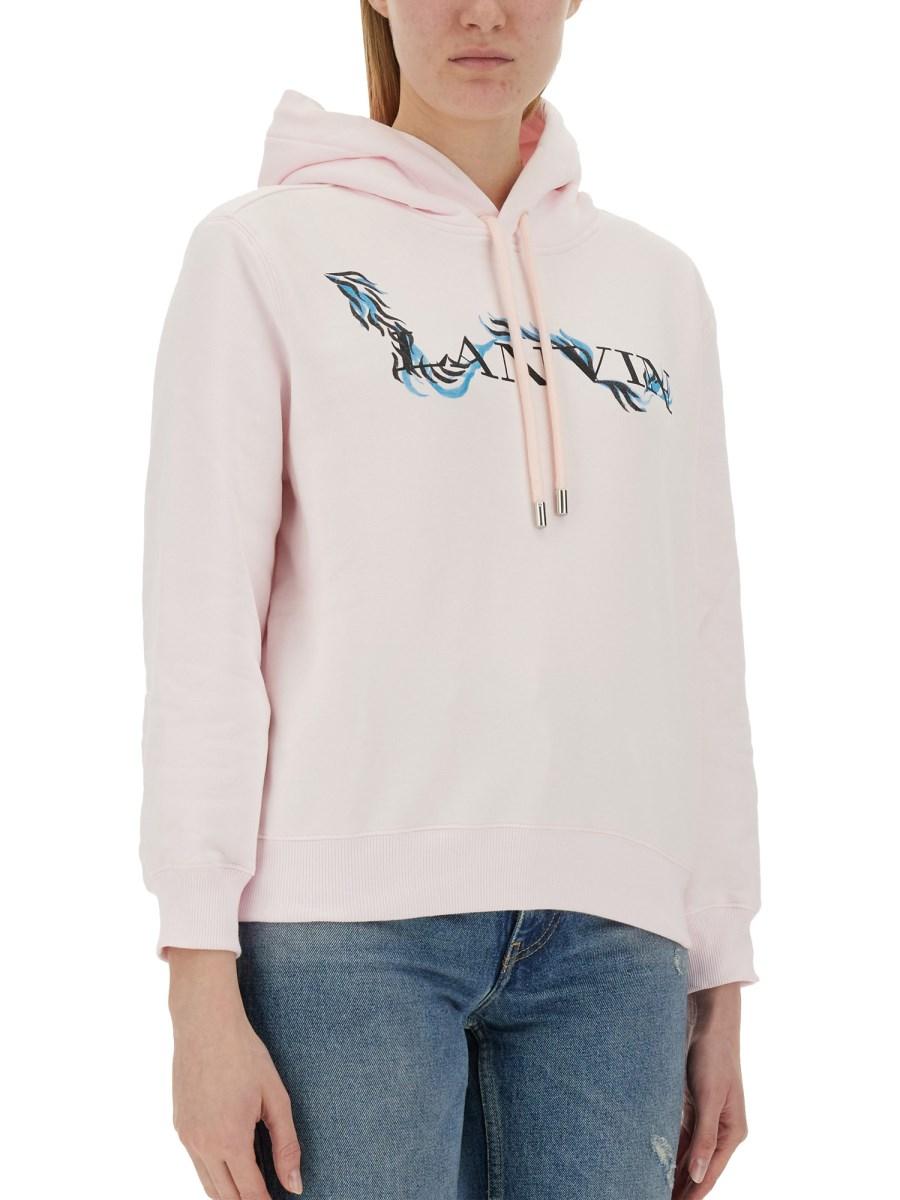 LANVIN FELPA CON STAMPA