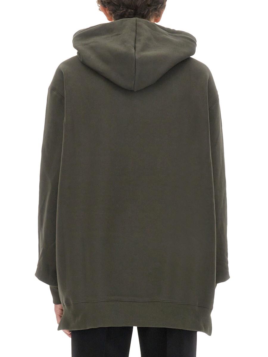 LANVIN FELPA OVERSIZED IN COTONE