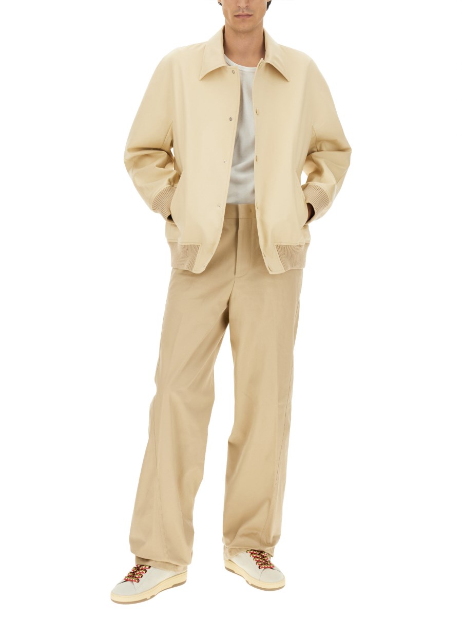 LANVIN GIACCA CON BOTTONE IN COTONE