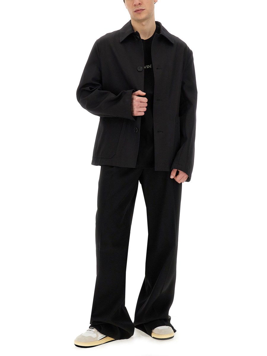 LANVIN GIACCA WORKWEAR IN TWILL DI COTONE