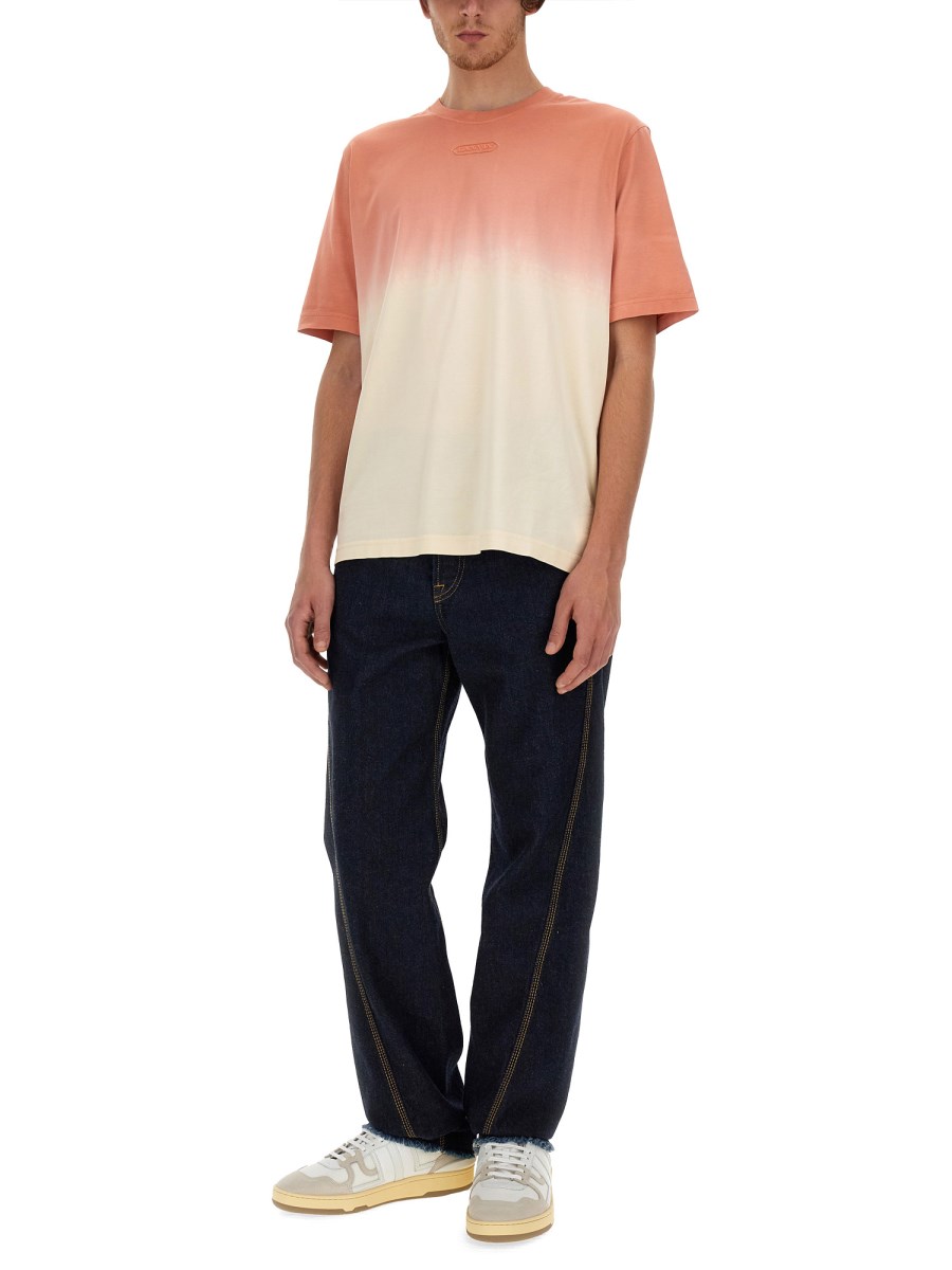 LANVIN JEANS TWISTED IN DENIM DI COTONE