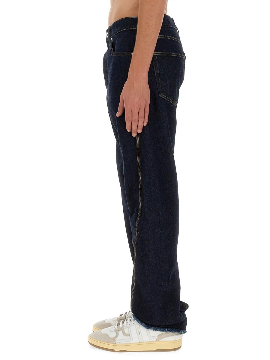 LANVIN JEANS TWISTED IN DENIM DI COTONE