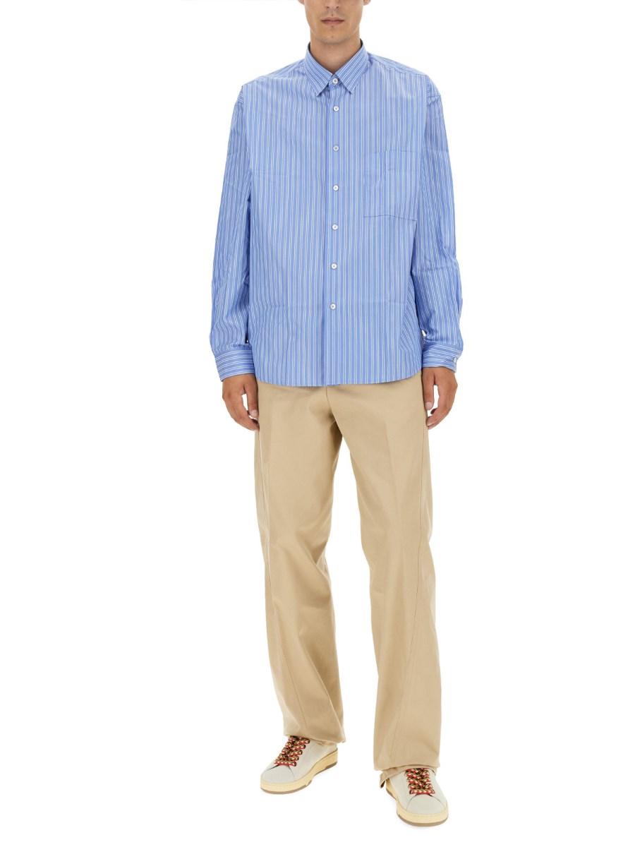 LANVIN PANTALONE TWISTED CHINO