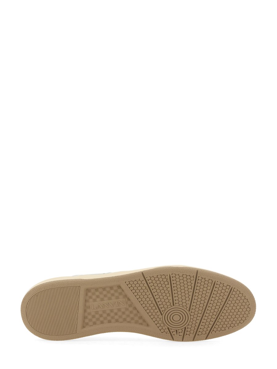 LANVIN SNEAKER "CLAY" LOW TOP IN PELLE E MESH