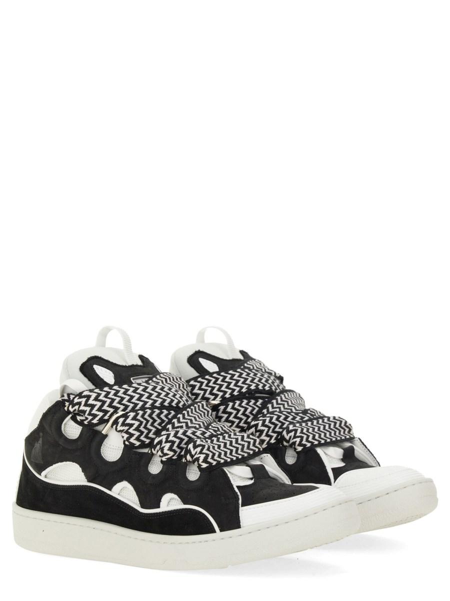 LANVIN SNEAKER "CURB" IN PELLE