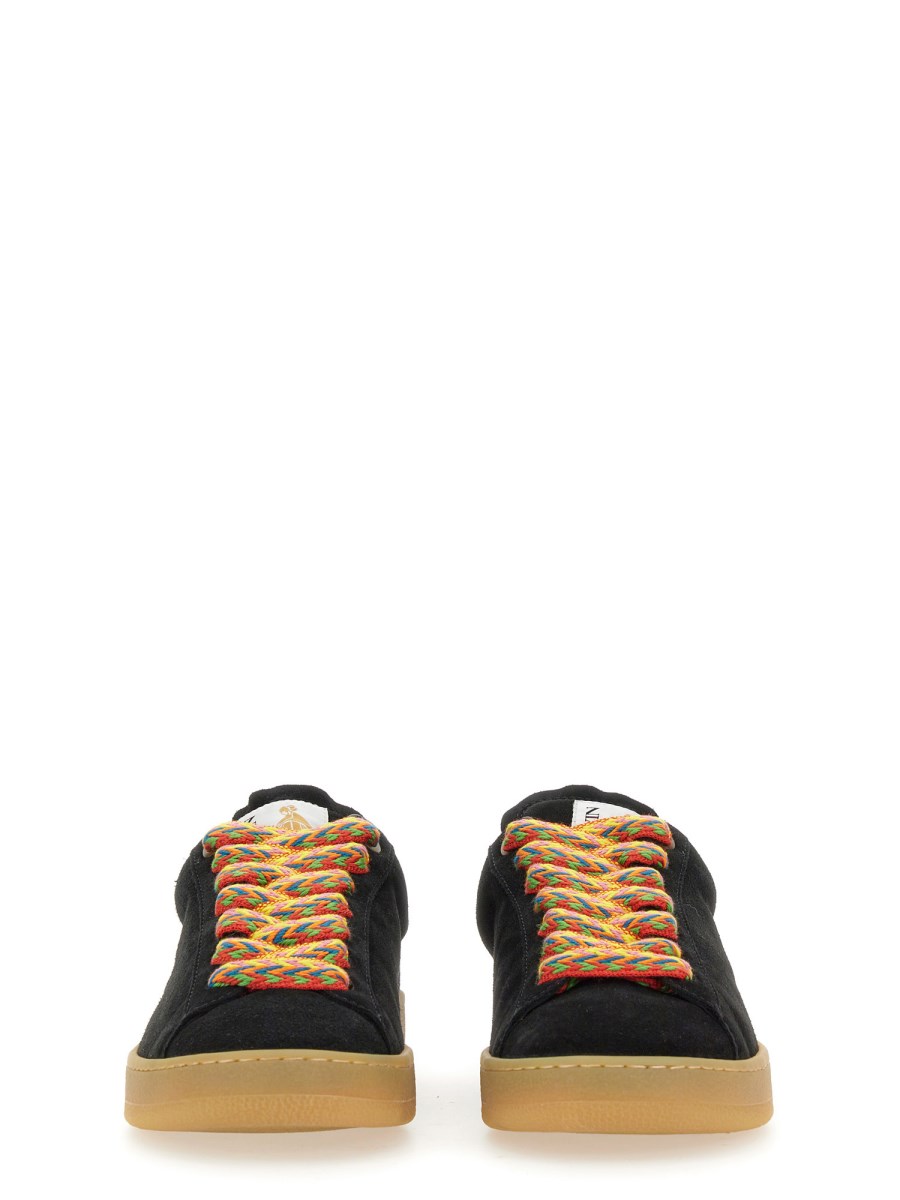 LANVIN SNEAKER IN SUEDE CON LOGO