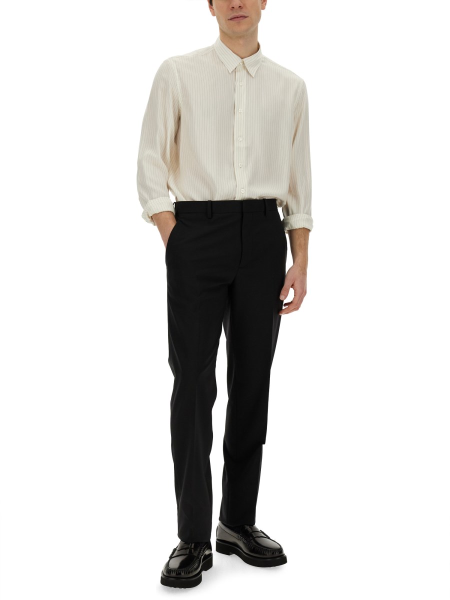 LARDINI CAMICIA A RIGHE