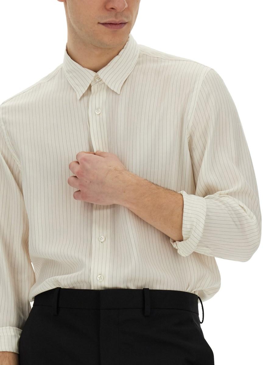 LARDINI CAMICIA A RIGHE