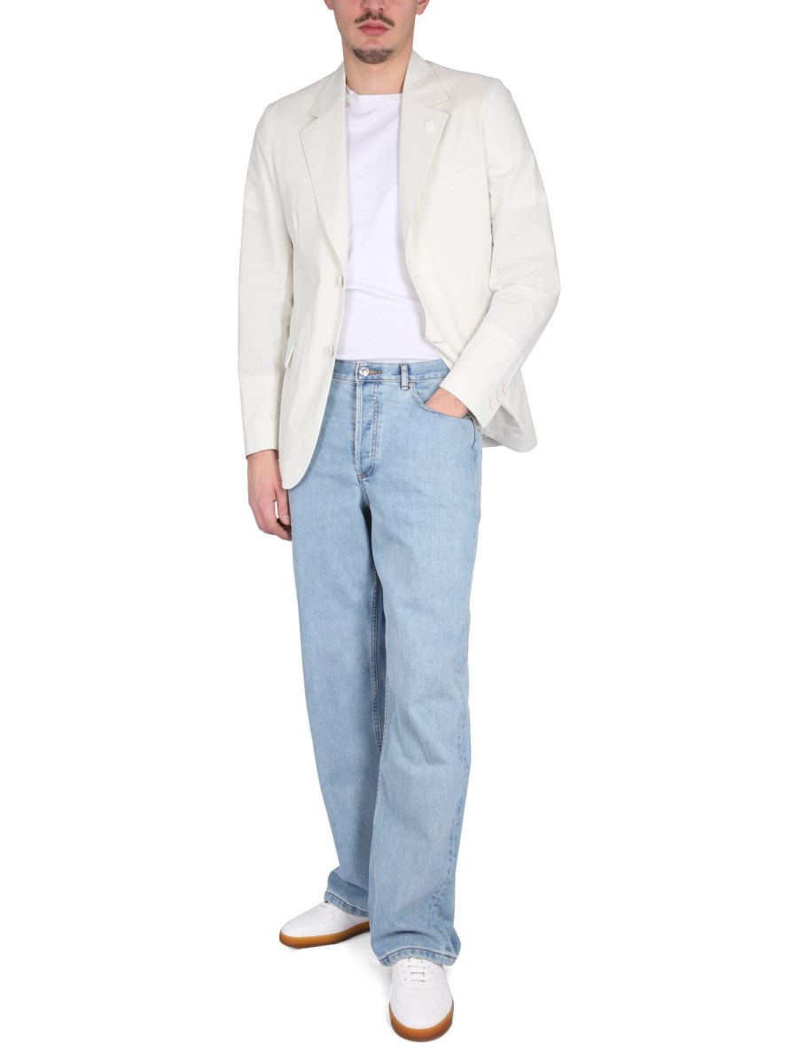 LARDINI GIACCA MONOPETTO IN COTONE