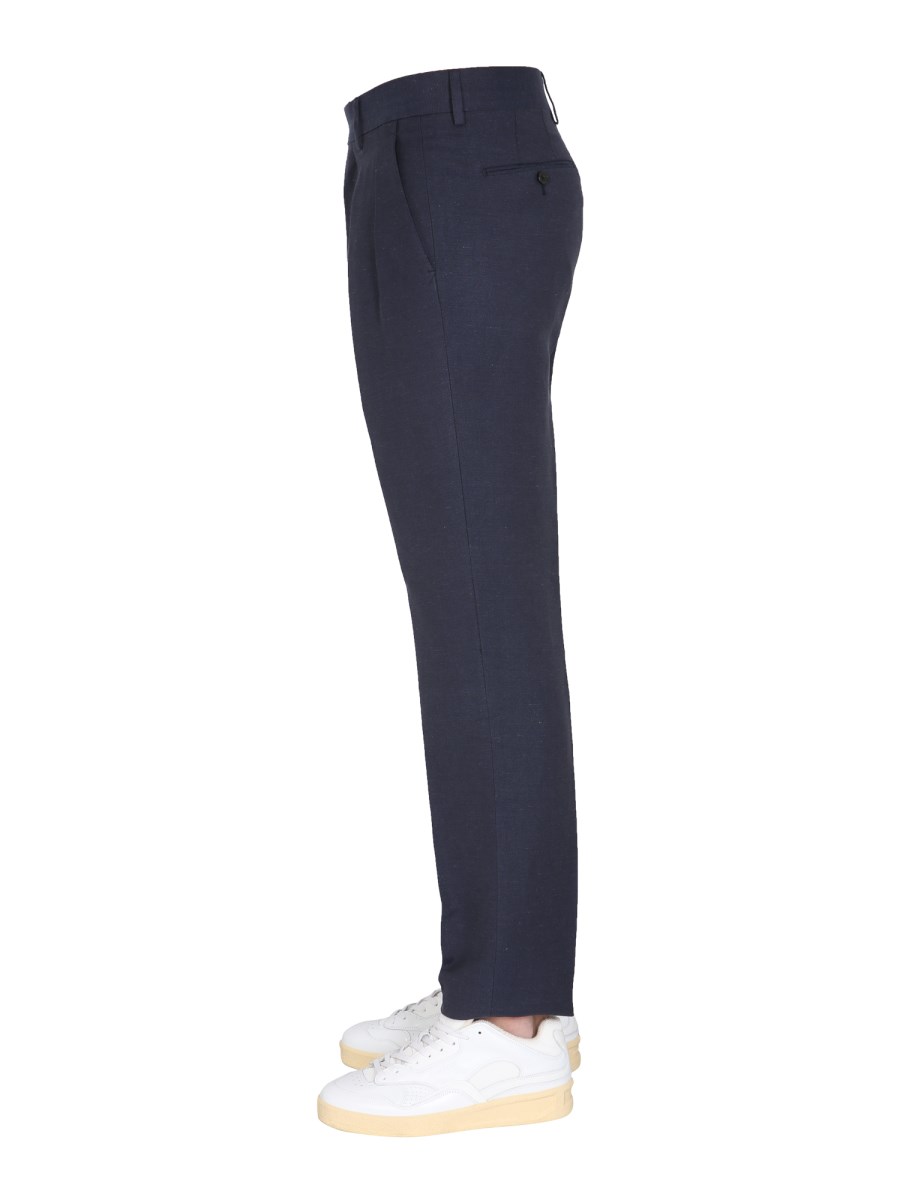 LARDINI PANTALONE REGULAR FIT IN MISTO VISCOSA