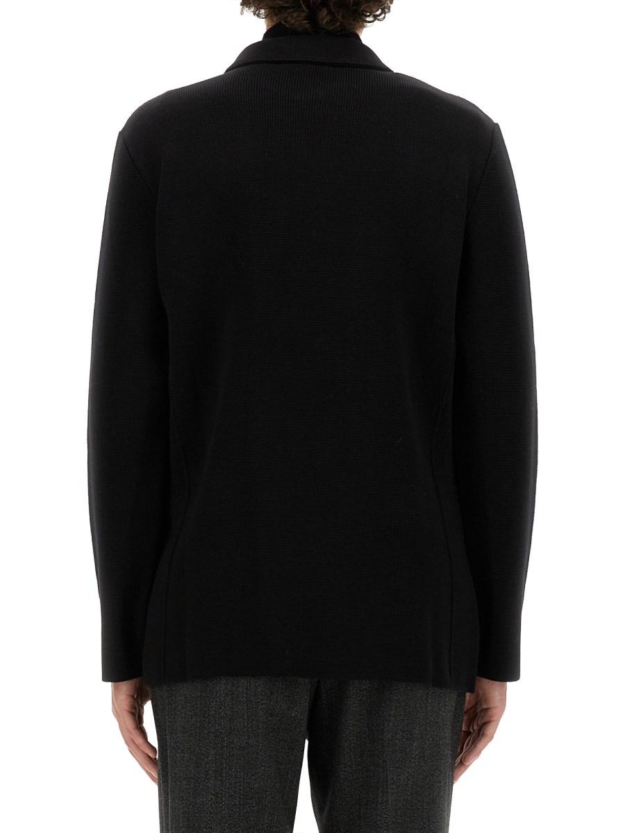 LARDINI PEACOAT DOPPIOPETTO IN LANA