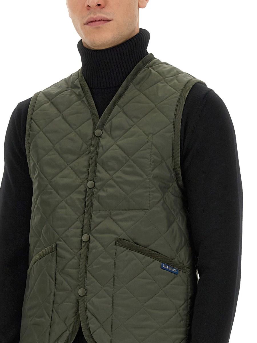 LAVENHAM GILET "DUBLIN" IN NYLON TRAPUNTATO