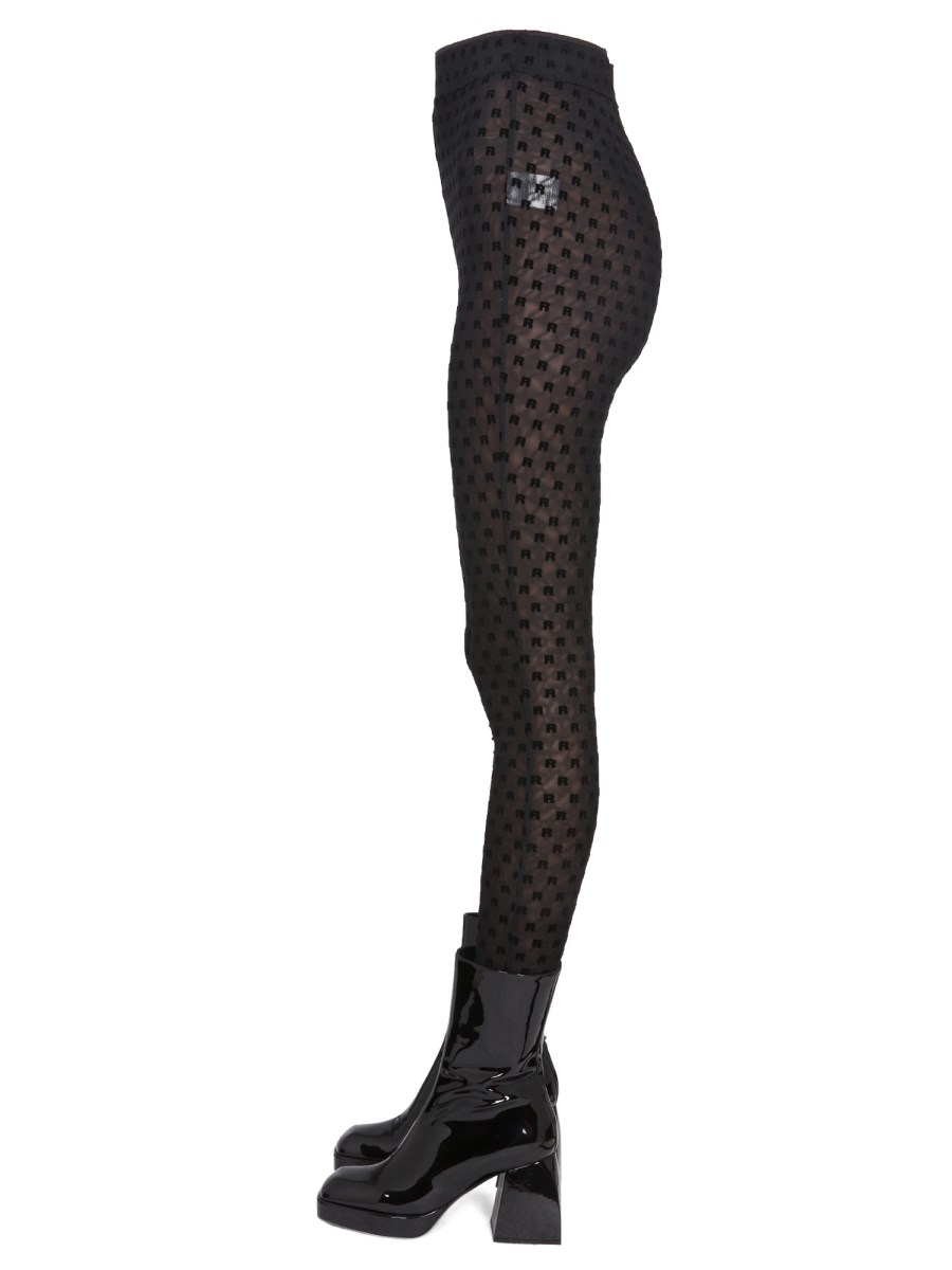 ROTATE BIRGER CHRISTENSEN LEGGINGS CON LOGO ALL OVER