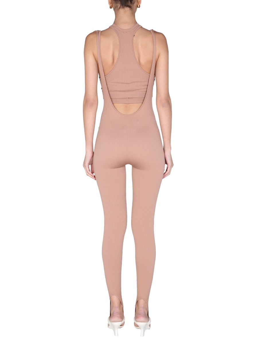 ANDREADAMO LEGGINGS IN JERSEY A COSTINE CON BRETELLE