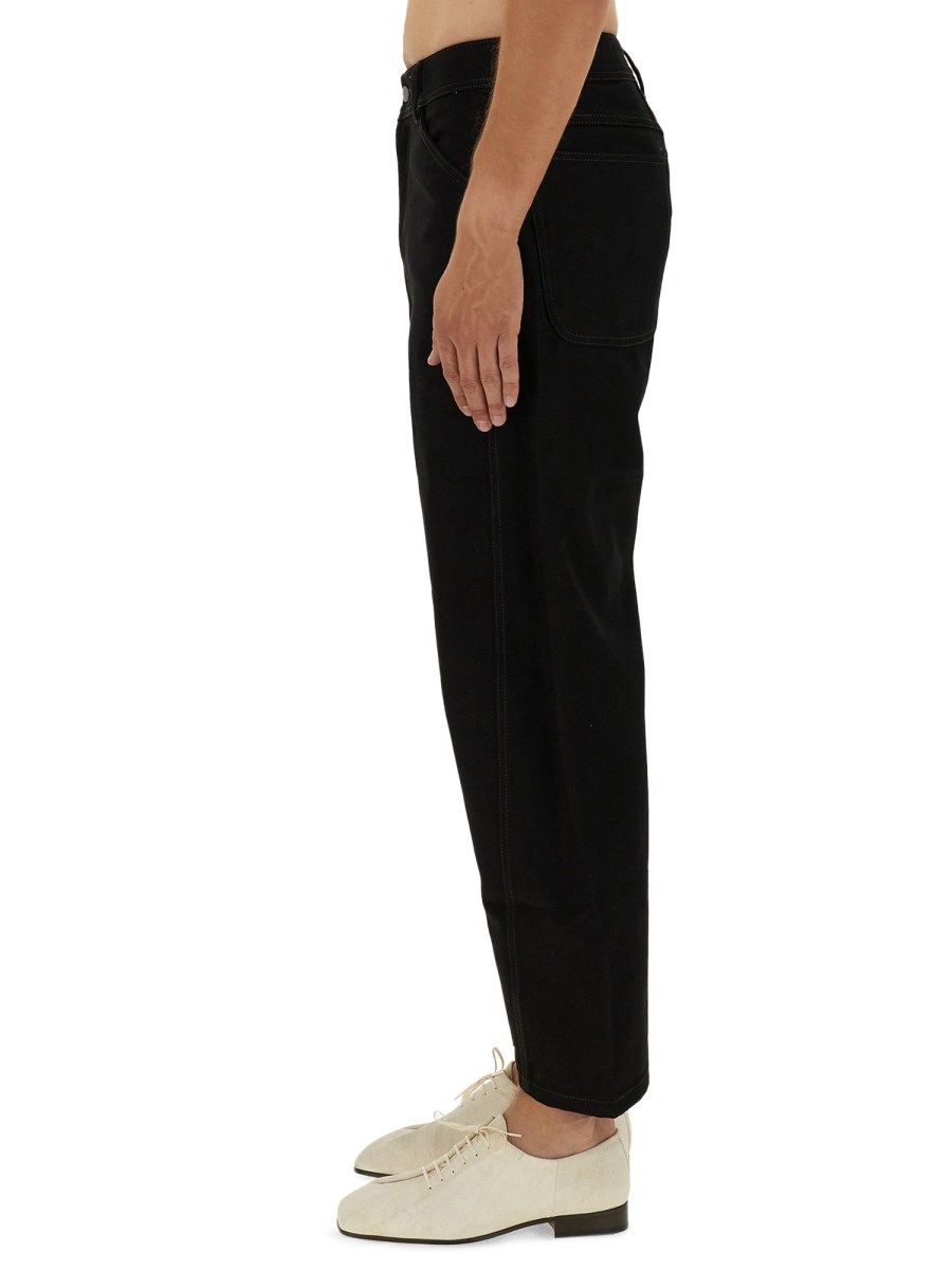 LEMAIRE PANTALONE TWISTED WORKWEAR IN COTONE
