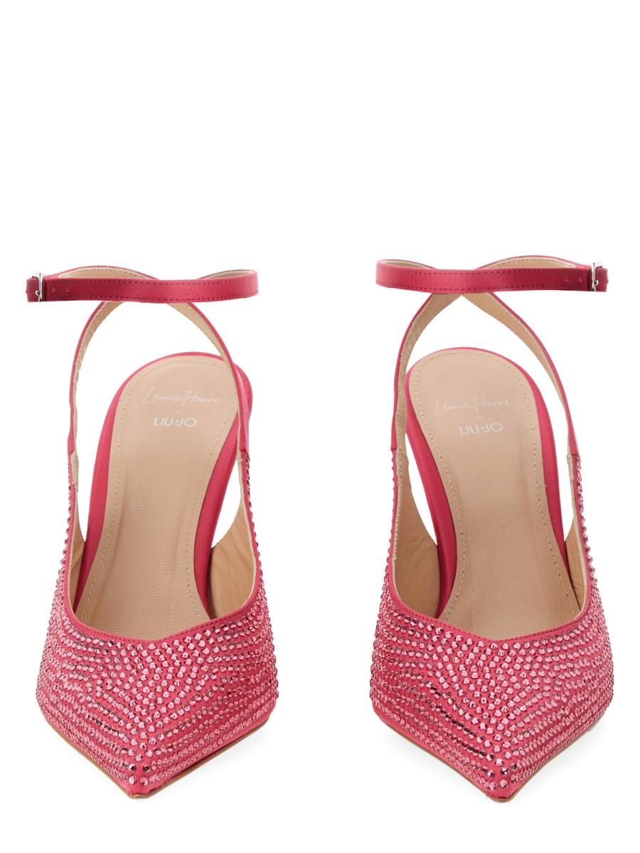 LEONIE HANNE X LIU JO SLINGBACK IN RASO