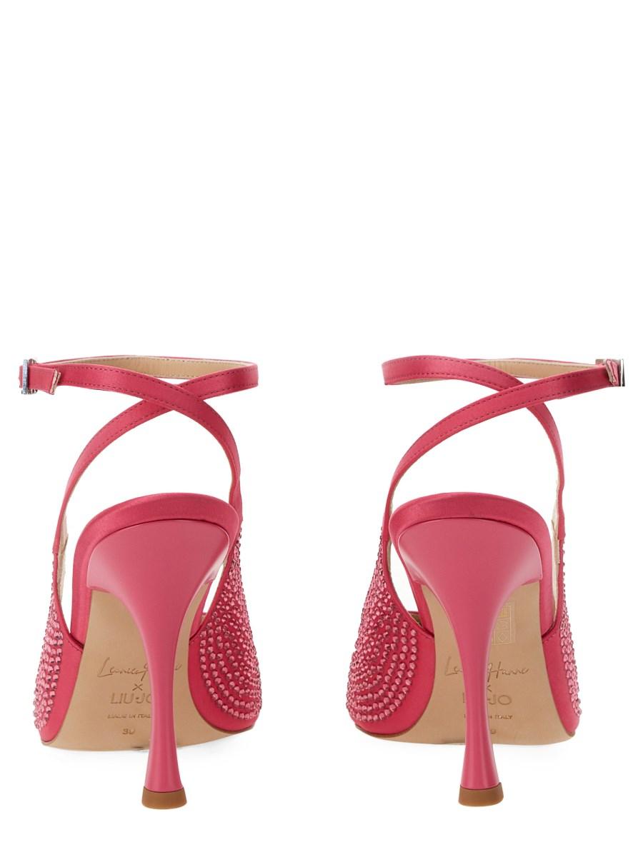 LEONIE HANNE X LIU JO SLINGBACK IN RASO