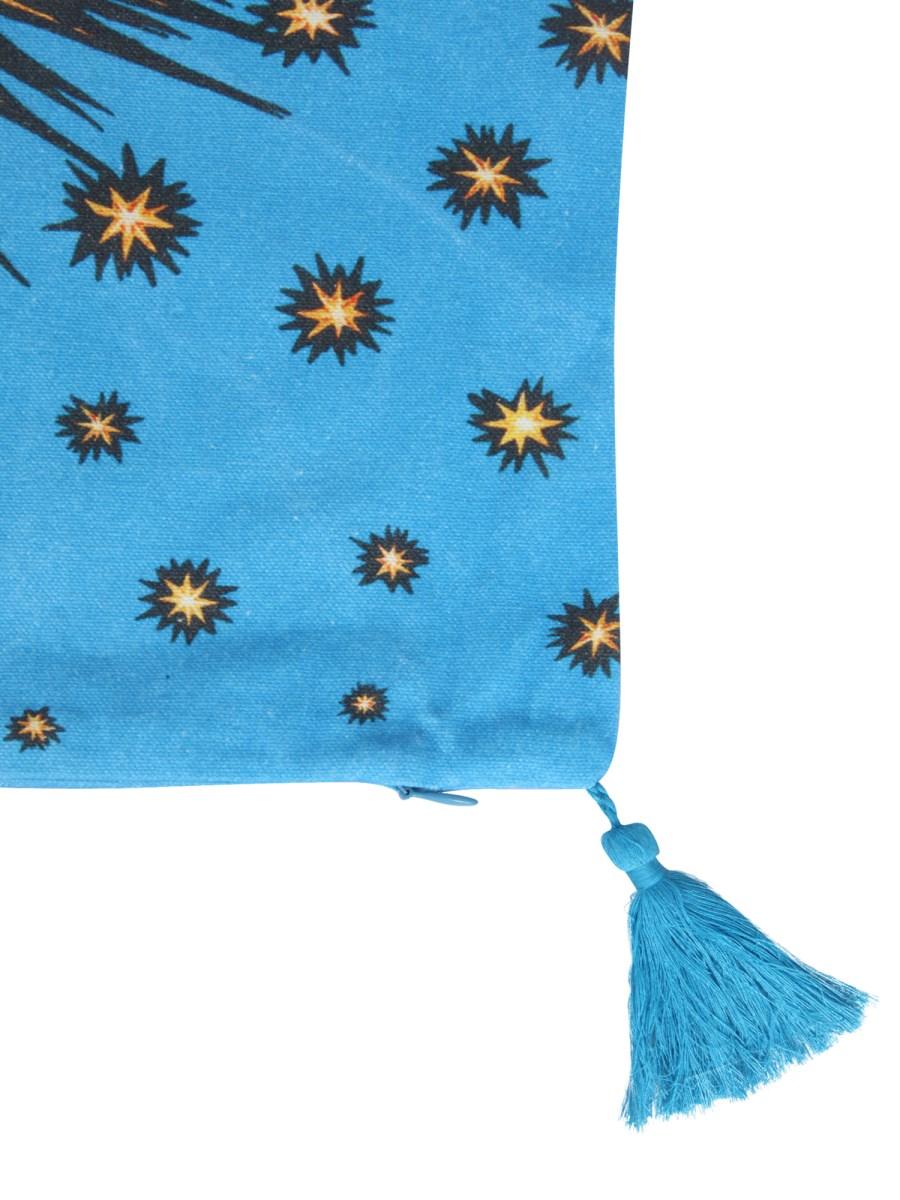 LES-OTTOMANS COPRICUSCINO IN COTONE CON STAMPA EYE