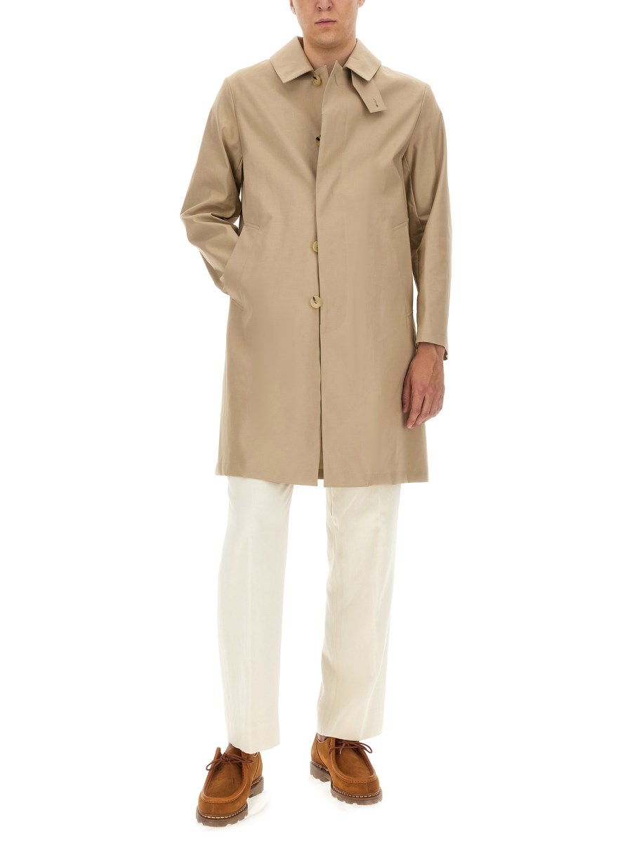 MACKINTOSH CAPPOTTO MANCHESTER IN COTONE