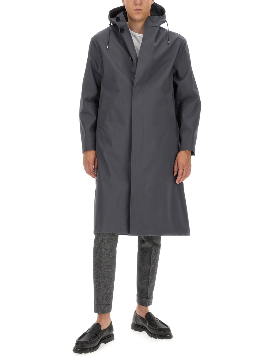 MACKINTOSH CAPPOTTO WOLFSON CON CAPPUCCIO