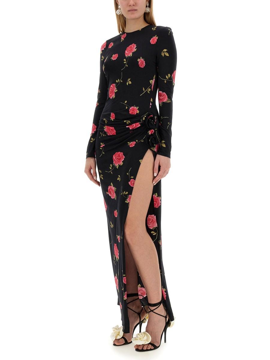 MAGDA BUTRYM ABITO LUNGO CON STAMPA FLOREALE