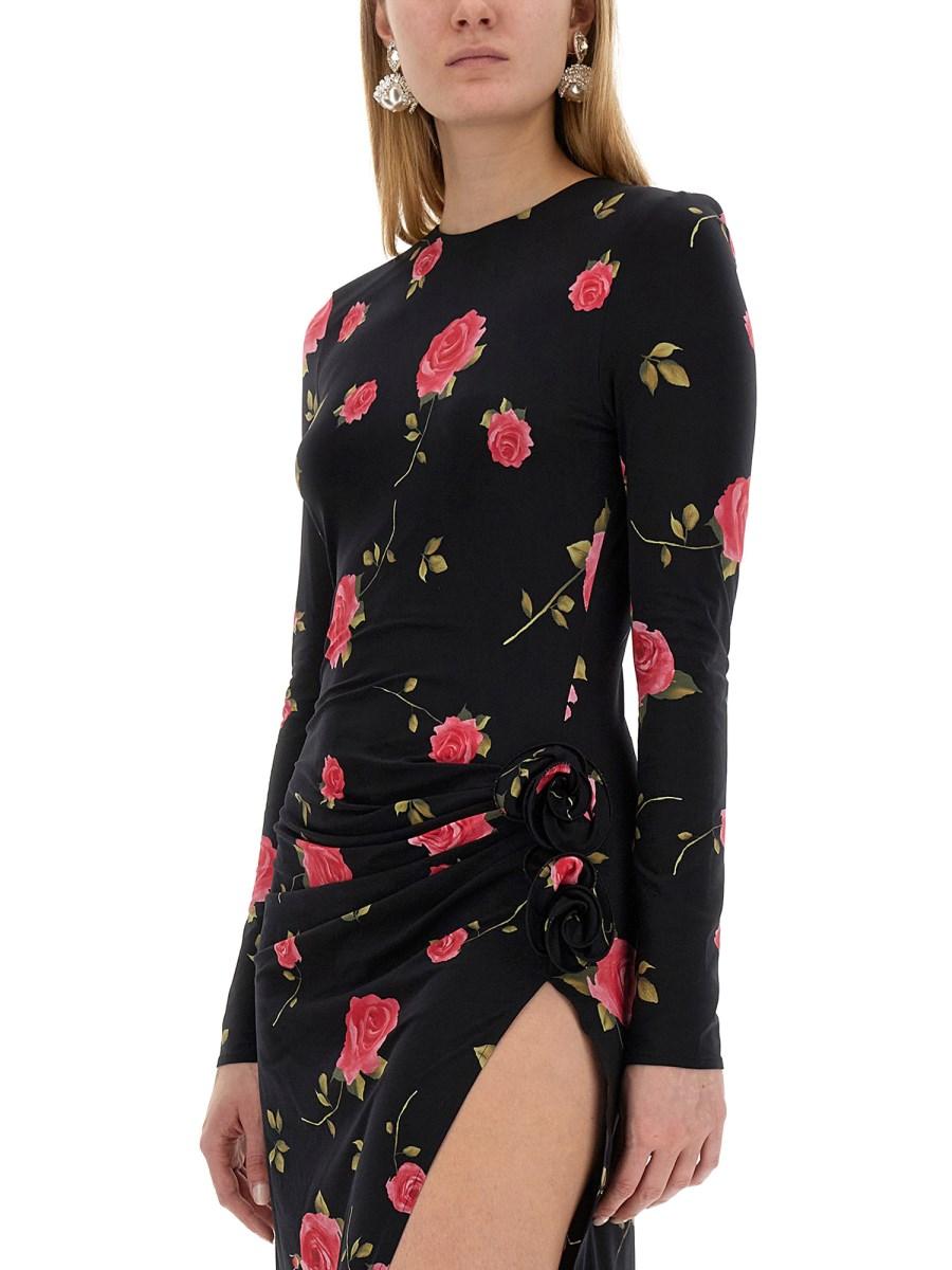 MAGDA BUTRYM ABITO LUNGO CON STAMPA FLOREALE