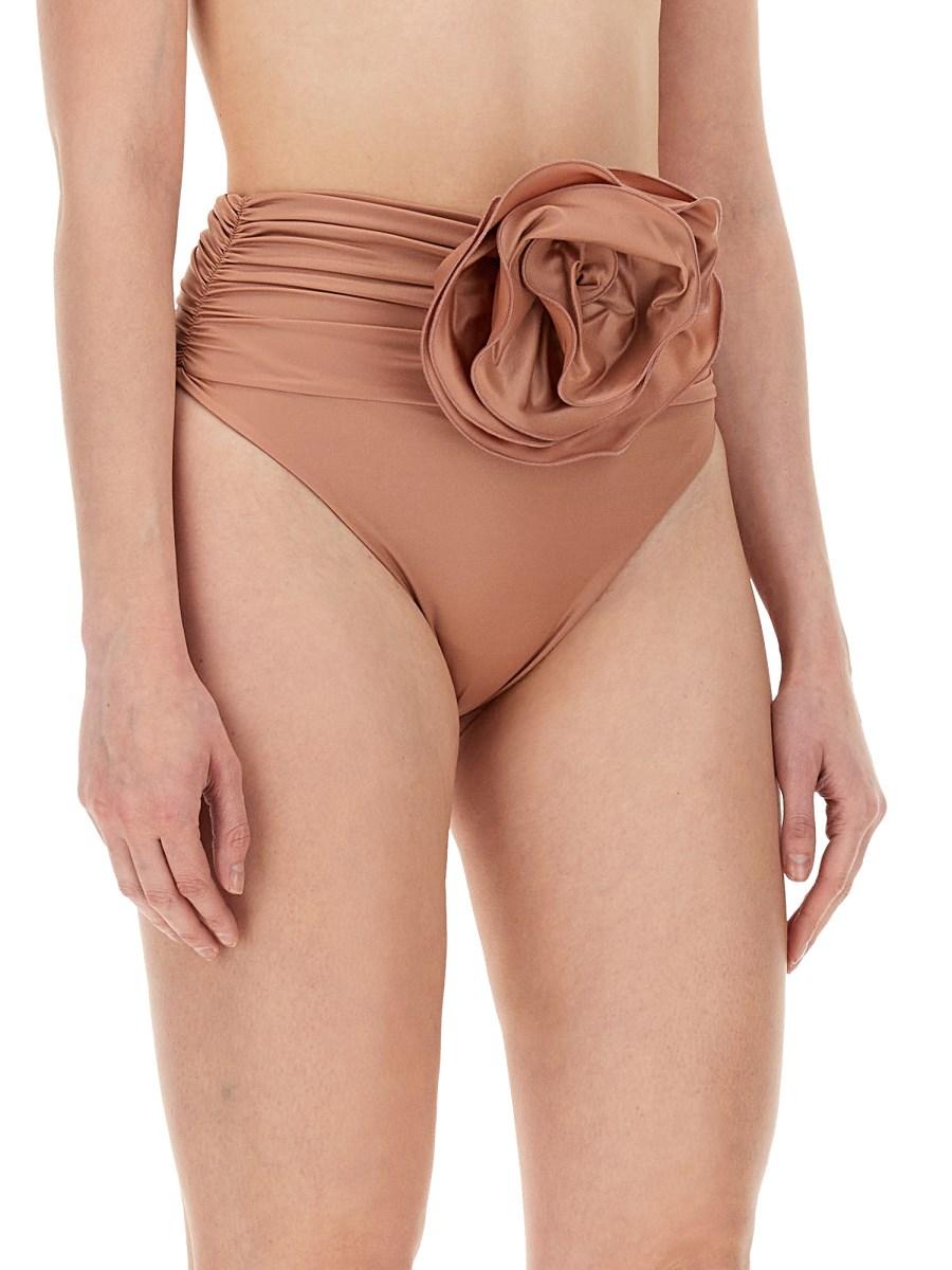 MAGDA BUTRYM SLIP BIKINI CON ROSA