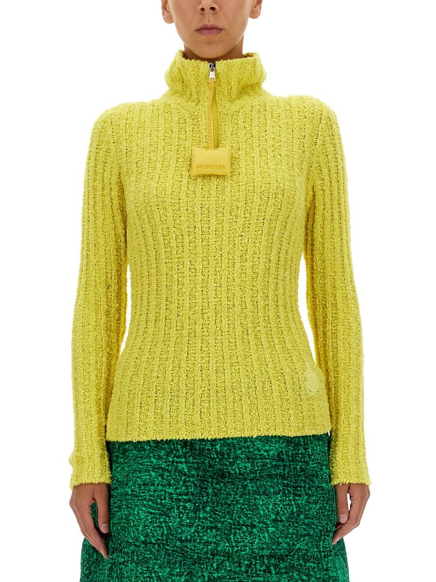 MONCLER GENIUS MAGLIA 1 MONCLER JW ANDERSON IN BOUCLE DI COTONE