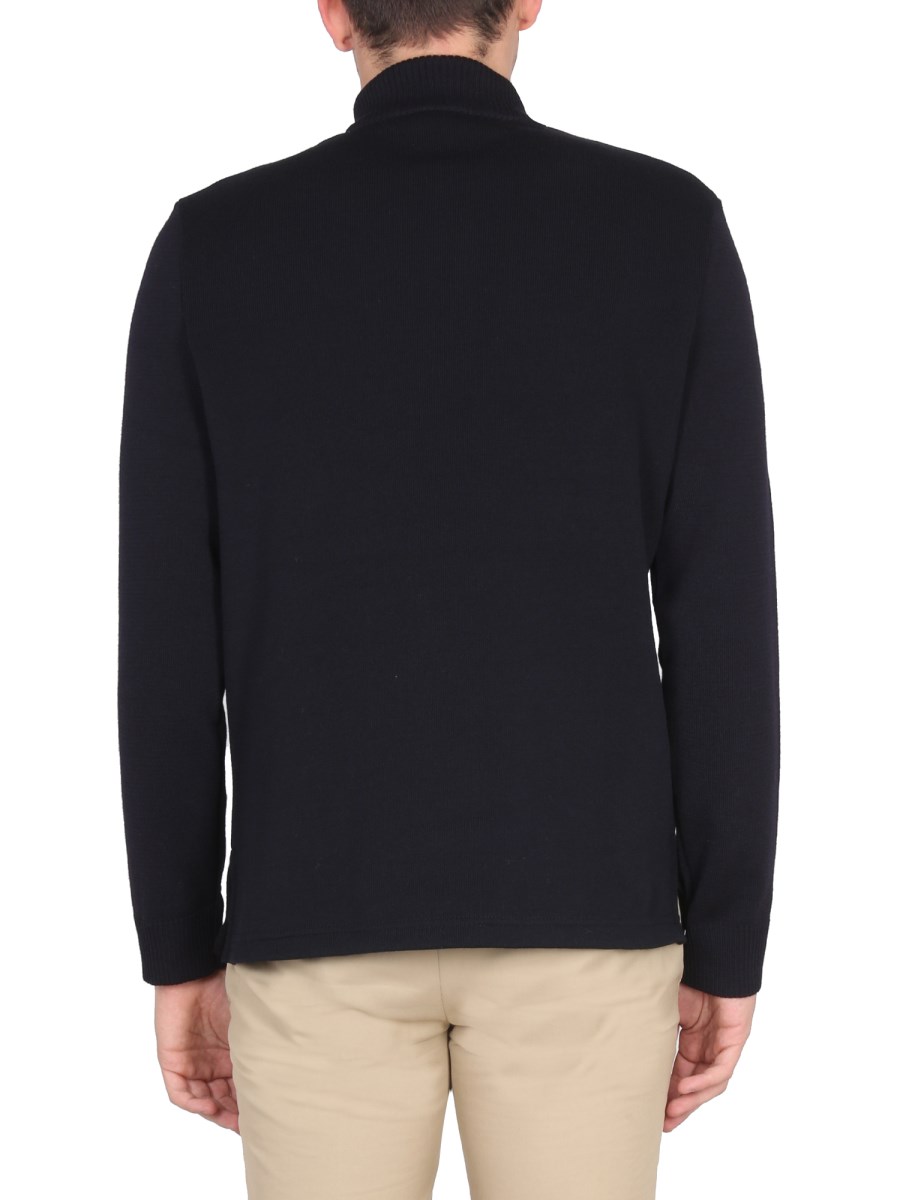 SAINT JAMES MAGLIA A COLLO ALTO CON BOTTONI IN BOURBOULE