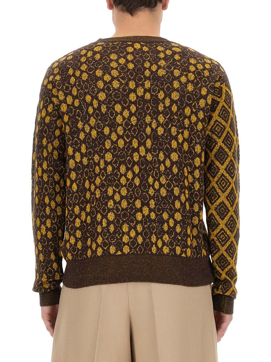 VIVIENNE WESTWOOD MAGLIA FINAL PATCHED IN MISTO LINO