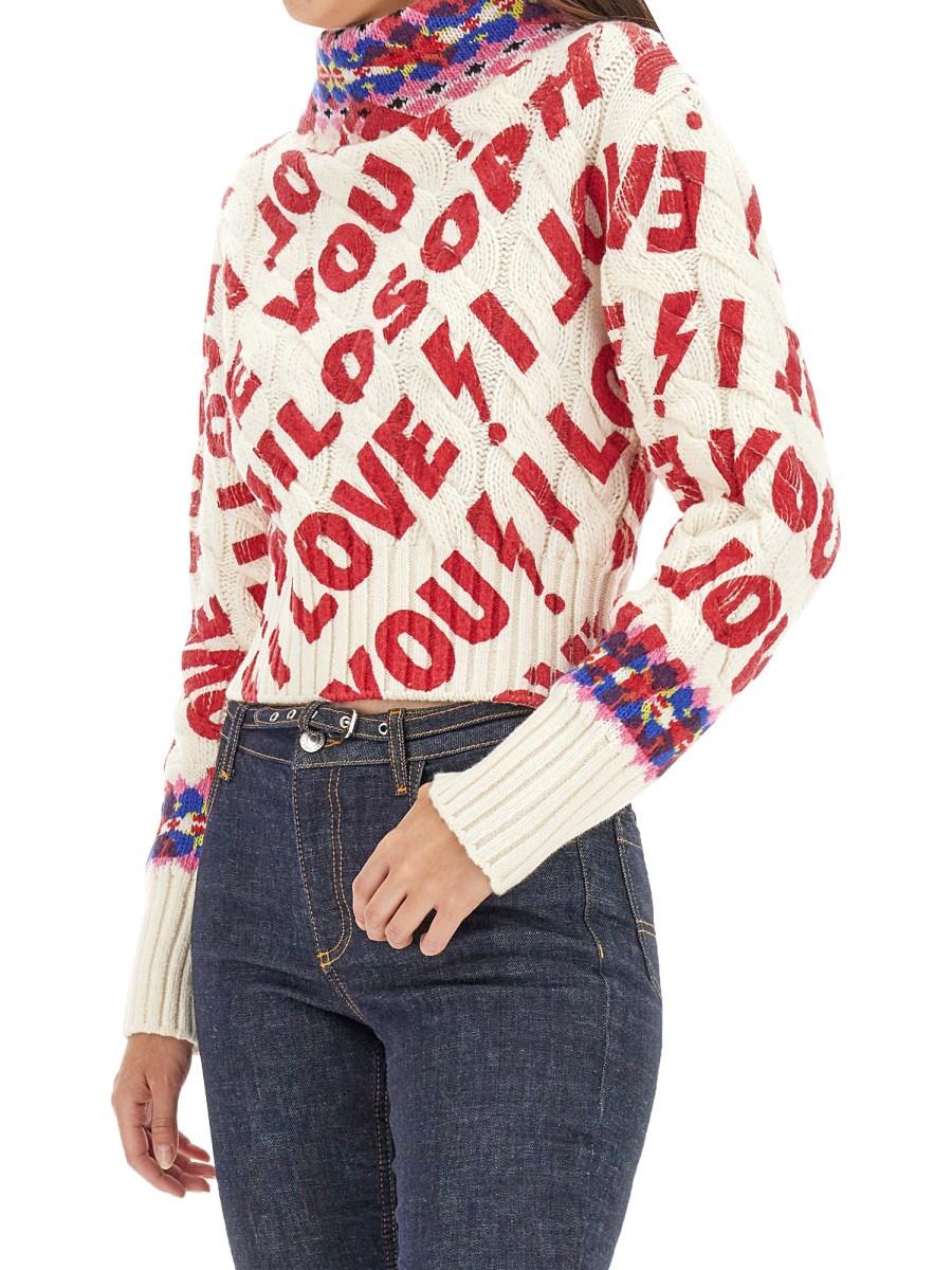 PHILOSOPHY DI LORENZO SERAFINI MAGLIA I LOVE YOU PHILOSOPHY IN LANA