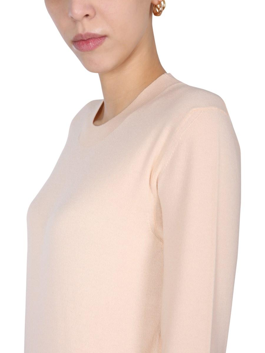 BOTTEGA VENETA MAGLIA LEGGERA IN CASHMERE A MANICHE LUNGHE