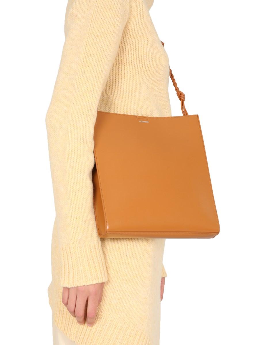 JIL SANDER MAGLIA LUNGA ASIMMETRICA IN LANA VERGINE