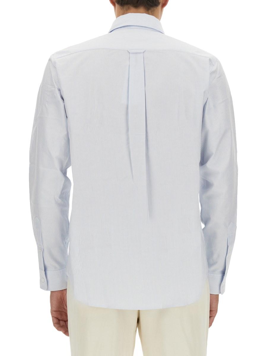 MAISON KITSUNÉ CAMICIA CON LOGO