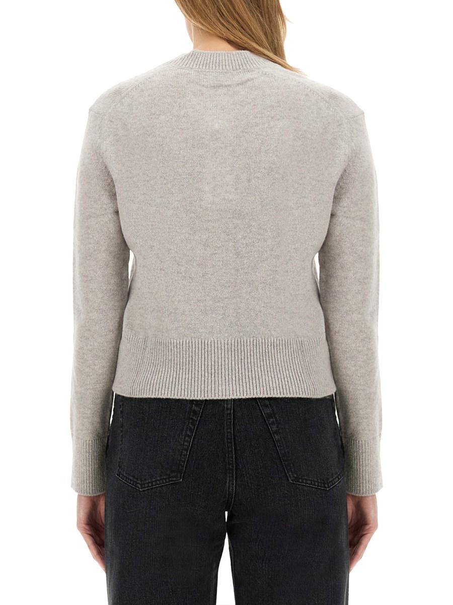 MAISON KITSUNÉ CARDIGAN CON PATCH "BABY FOX"