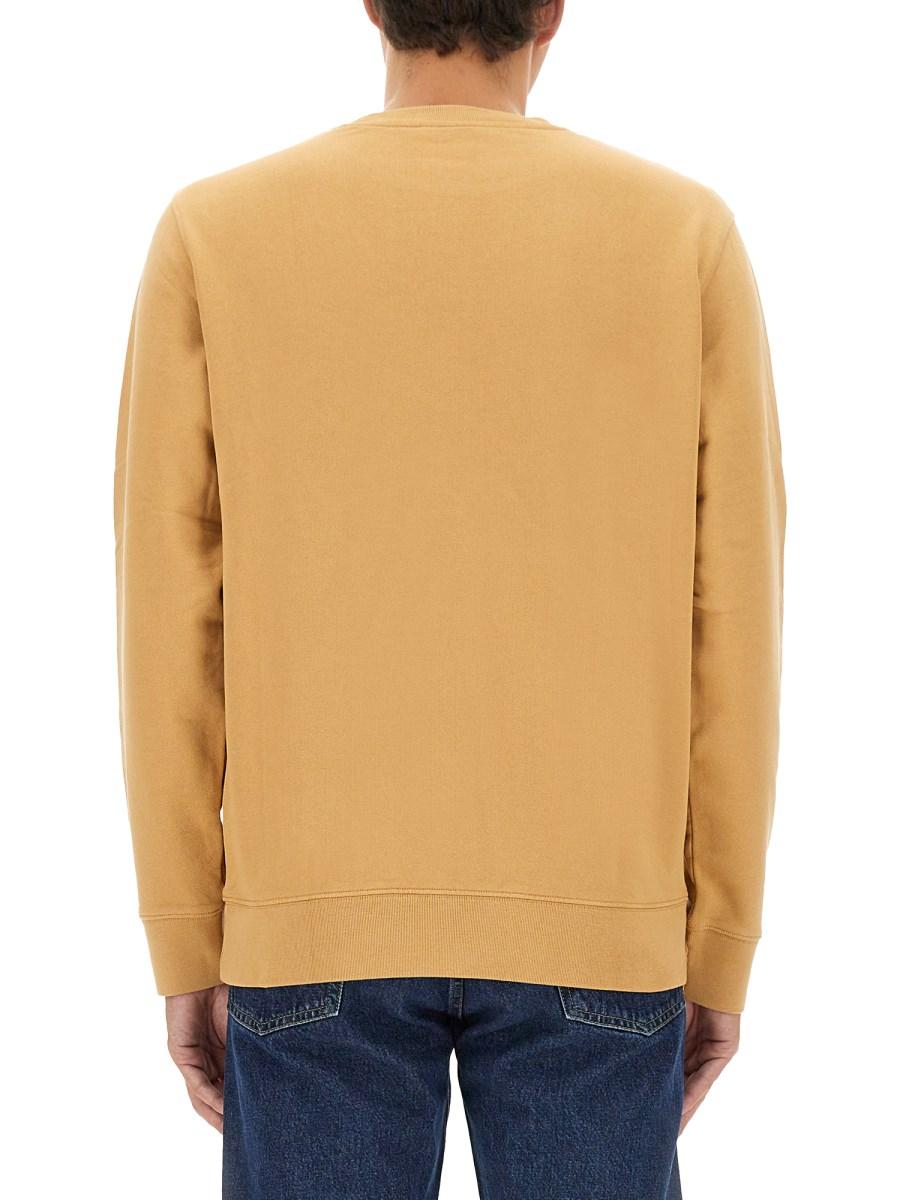 MAISON KITSUNÉ FELPA CON PATCH LOGO