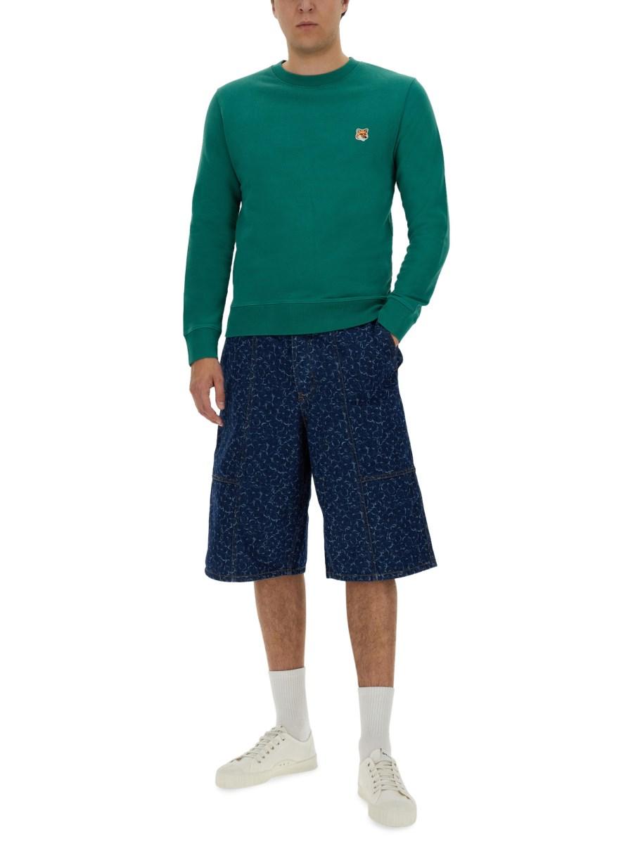 MAISON KITSUNÉ FELPA "FOX HEAD"