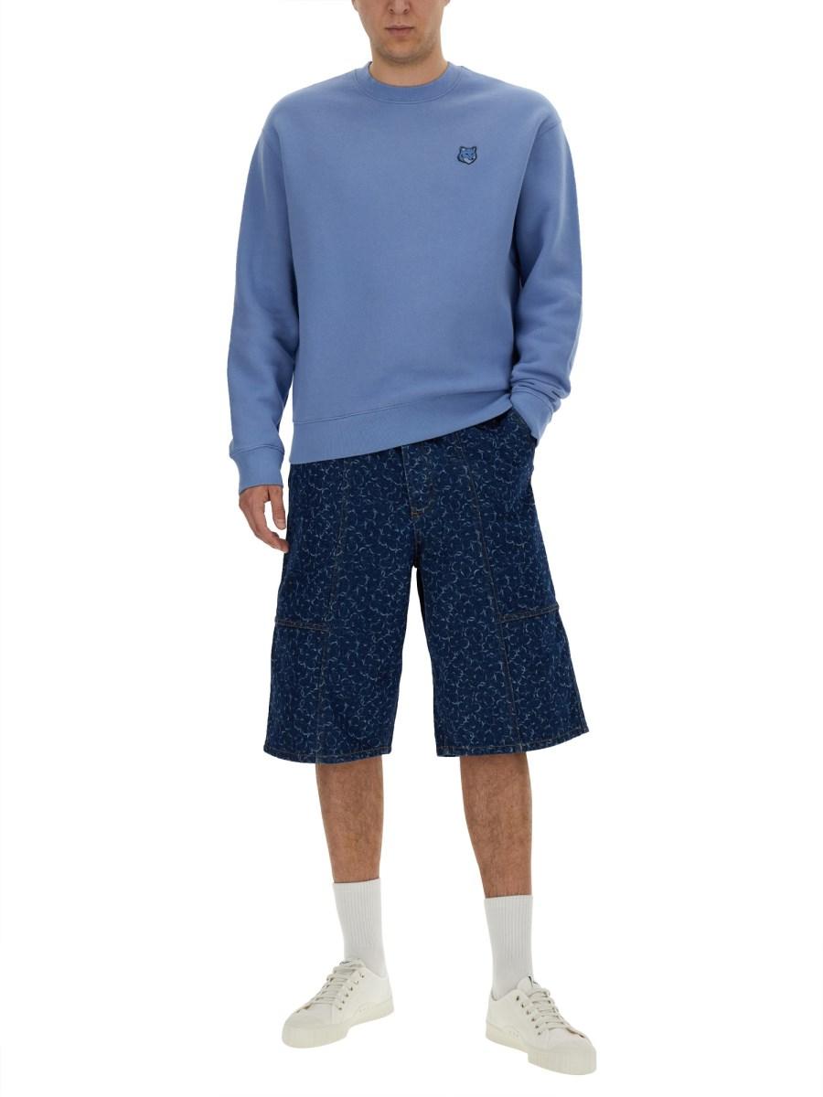 MAISON KITSUNÉ FELPA IN COTONE